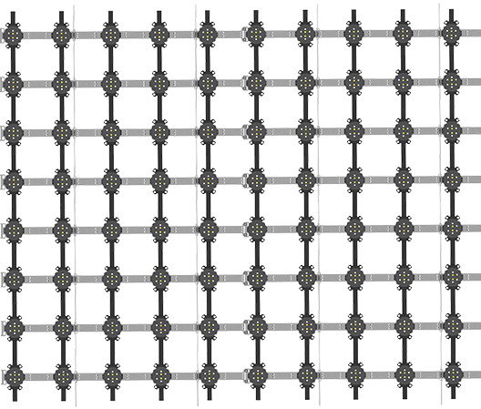 P100-XR40點光源網(wǎng)格屏