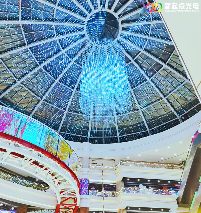 河北石家莊商場(chǎng)燈光亮化