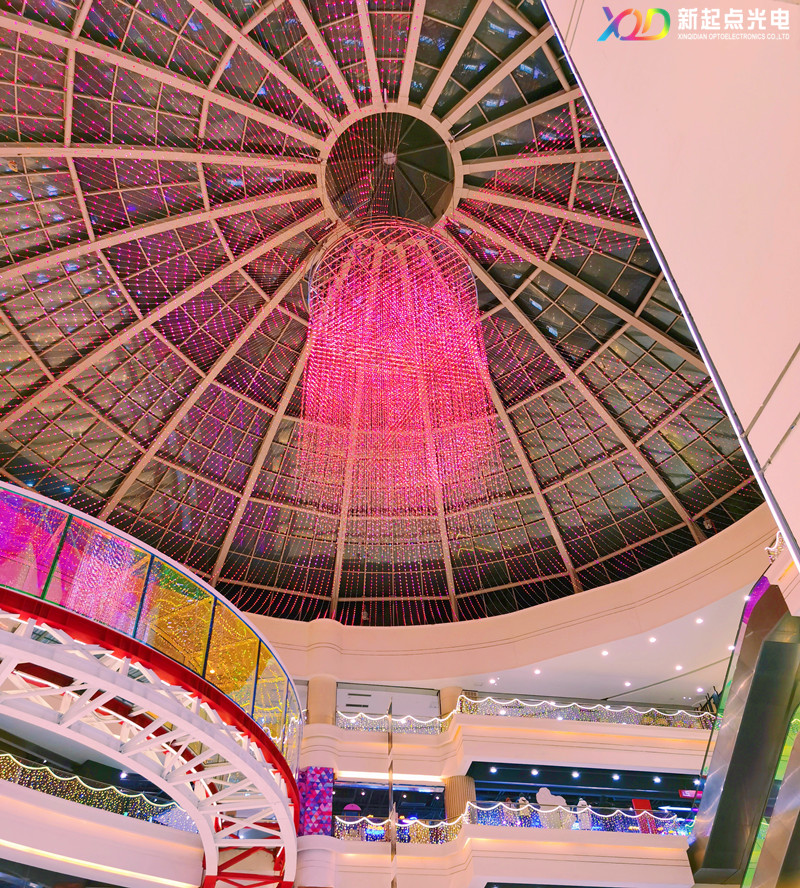 河北石家莊商場(chǎng)燈光亮化